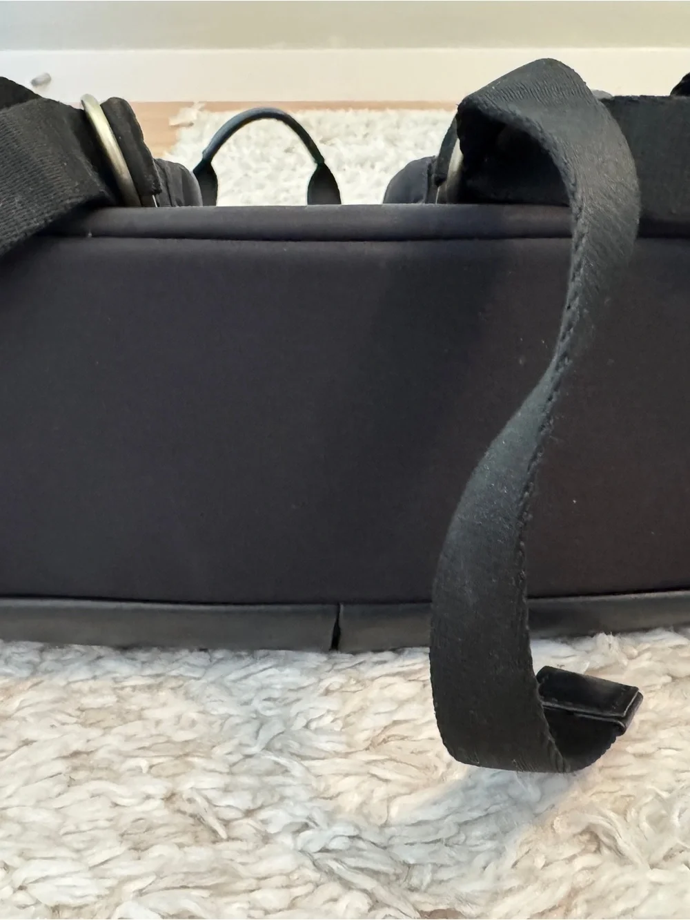 Knomo Beauchamp Leather Backpack in Black Leather